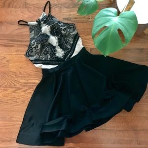 black homecoming dress